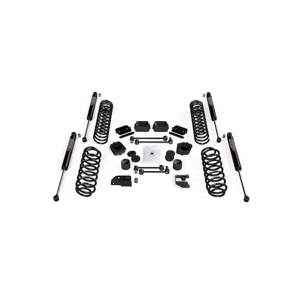 Teraflex JL 4DR: 3.5" COIL SPRING BASE LIFT KIT & 9550 VSS TWIN-TUBE SHOCKS 1356050 - main